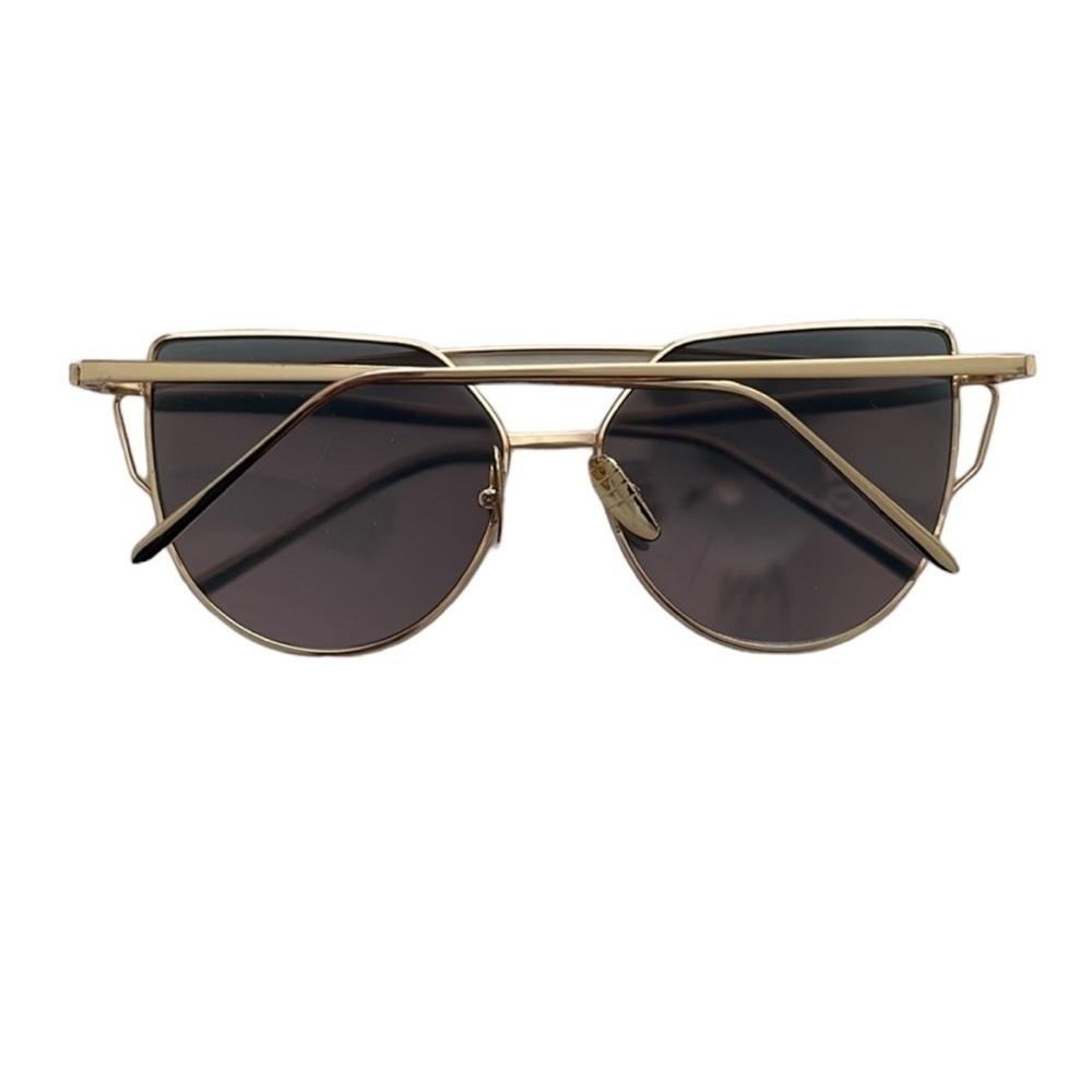 Pink Mirror Gold Frame Sunglasses - Picture 5 of 5